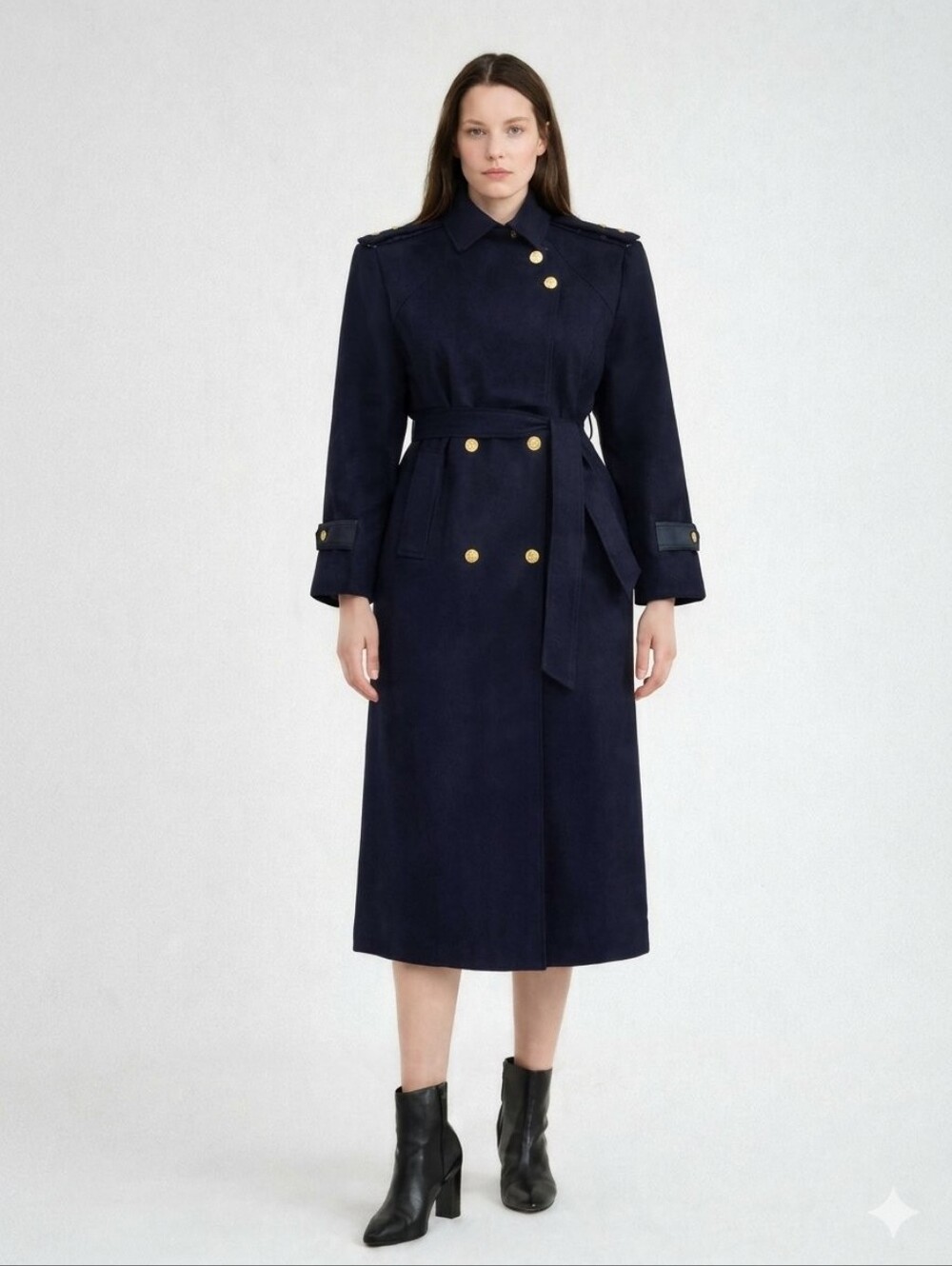 NOVELTI Vintage Wool Trench Coat